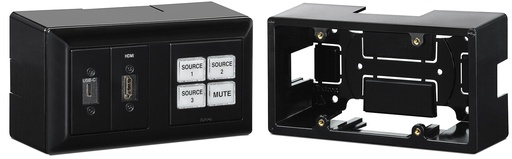 [70-1131-13] Extron Gamme EWB 210 — Boîtier mural externe à trois gangs pour produits Flex55 et EU ; blanc