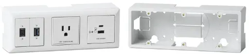 [70-1131-13] Extron Gamme EWB 213 — Boîtier mural externe à trois gangs pour produits Flex55 et EU ; blanc