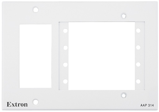 [70-1069-03] Extron AAP 314 — Plastron à trois gangs pour modules Decorator et de connectivité audiovisuelle AAP