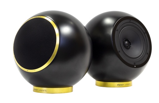 [Planet-L coaxiale 2 voies "80 ans" - Noir/Or (Paire)] Elipson Planet-L coaxiale 2 voies "80 ans" - Noir/Or (Paire)