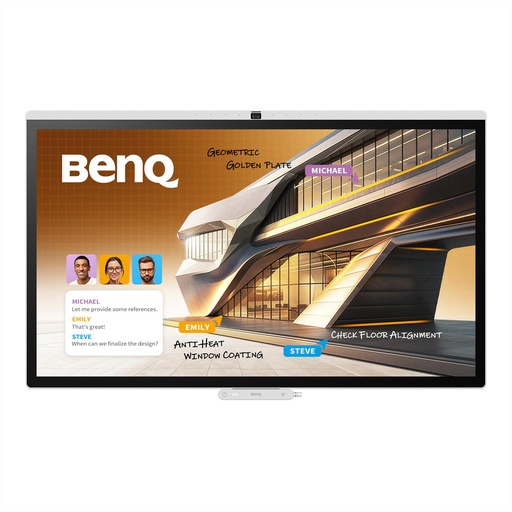 [9H.P27TB.DE1] BenQ 9H.P27TB.DE1 - Écran interactif CP5505, 55", UHD, 450cd/m², capacitif