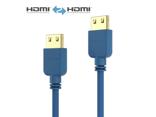 [PI0502-003] PureLink Câble Slim HDMI - HDMI 0.3 m Bleu