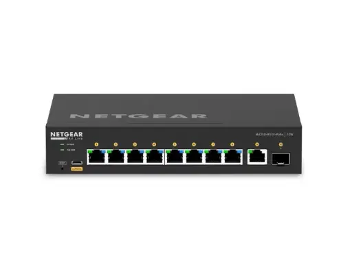 [GSM4210PD-100EUS] Netgear PoE+ Switch M4250-9G1F-PoE+ 10 Port