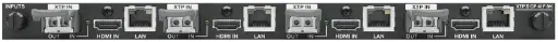 [70-1114-01] Extron XTP II CP 4i F 8K MM — Carte XTP II à quatre entrées, fibre 8K — multimode