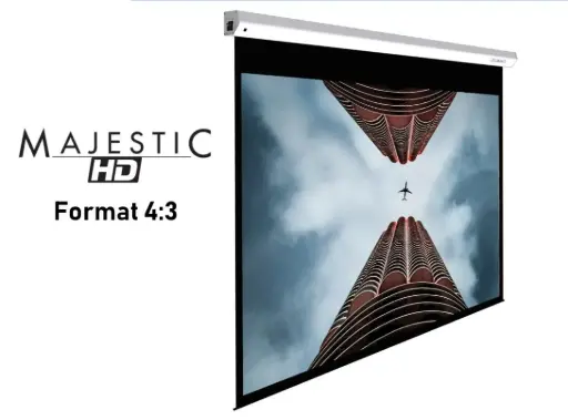[Majestic-HD400V] Lumene Majestic-HD400V - Écran motorisé 4/3 4020 x 3010